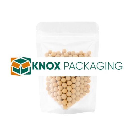 500x Clear Stand Up Pouches Zipper Bag 100x150mm 130um