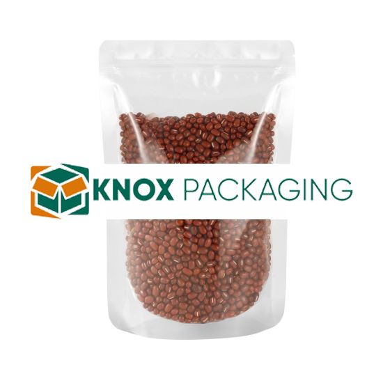 500x Clear Stand Up Pouches Zipper Bag 160x240mm 130um