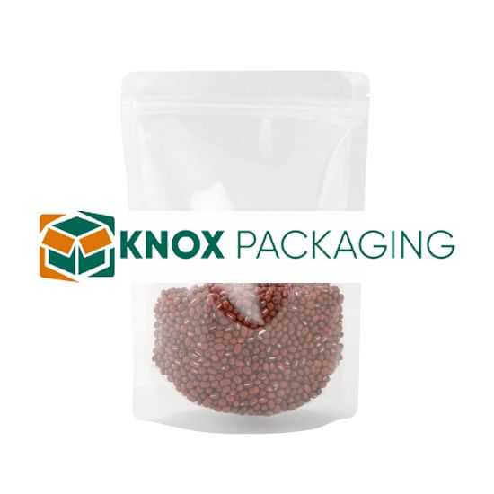 300x Clear Stand Up Pouches Zipper Bag 180x260mm 130um