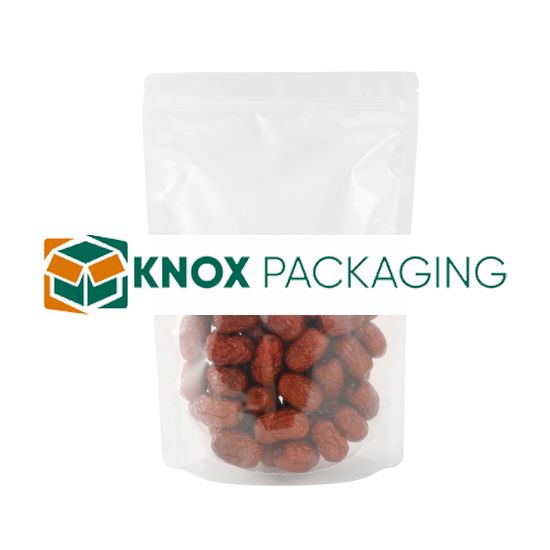 300x Clear Stand Up Pouches Zipper Bag 200x300mm 130um
