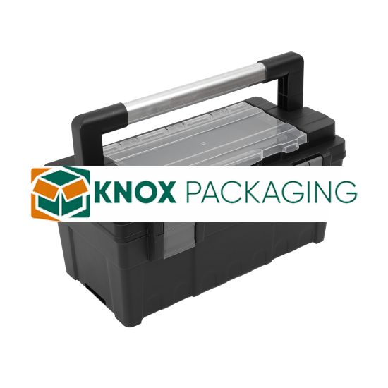 Plastic Black Tool Box 445x255x225mm