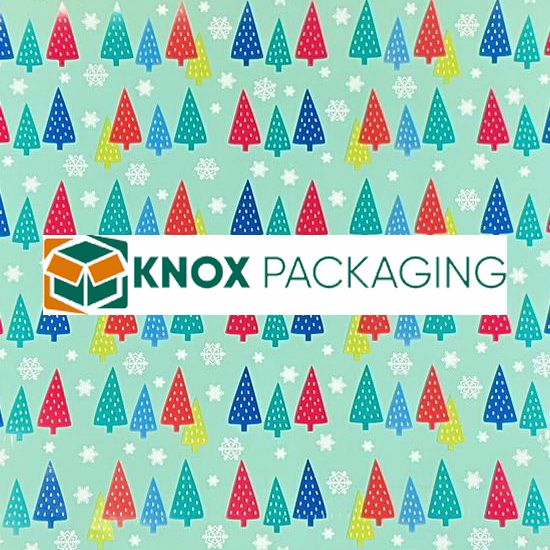 Wrapping Paper Roll 500mm X 60m Christmas tree 80GSM
