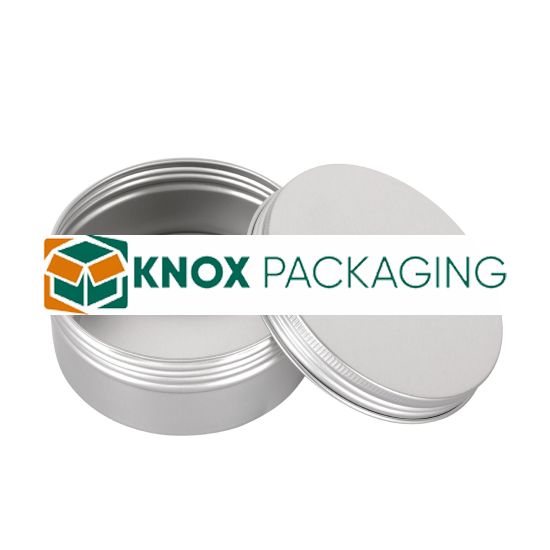 150ML Aluminium Tin Jar Base & Lid Screw Cap 100 per carton