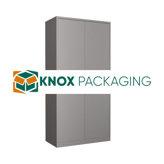 Grey Steel Storage Cupboard Lockable Cabinet 2100x905x460mm