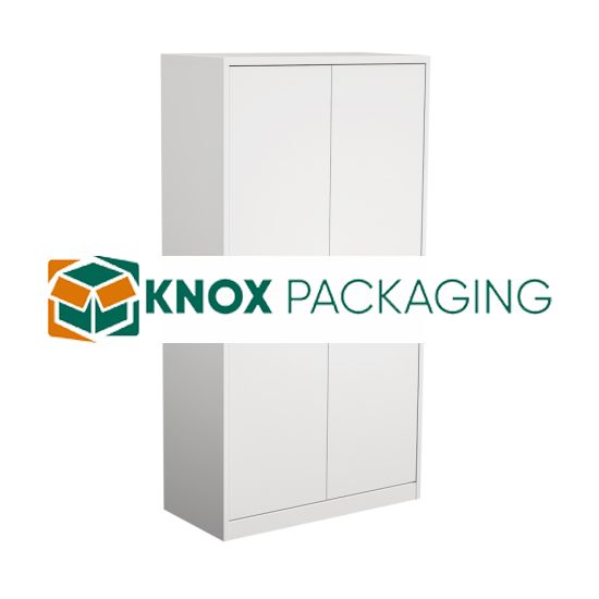 White Steel Storage Cupboard Lockable Cabinet 2100x905x460mm