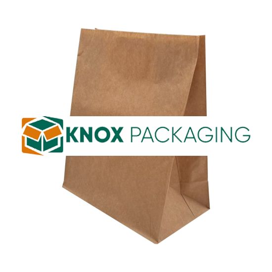 Brown Self Opening Sack SOS Bags 280x320mm 250/ctn