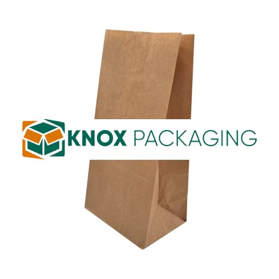 Brown Self Opening Sack SOS Bags 385x240mm 250/ctn