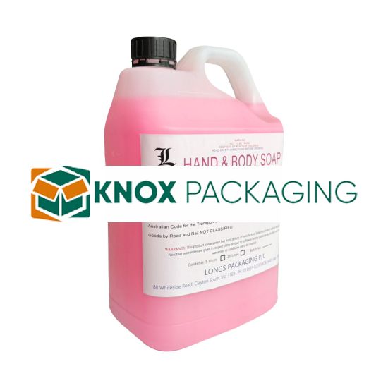 Hand & Body Soap Liquid with Glycerine 5 Litre Pink