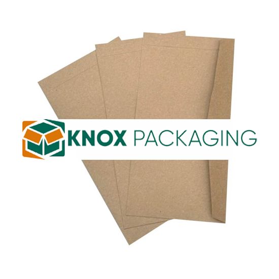 800pcs DLX Kraft Brown Lick n Stick Envelopes 120x235mm 90GSM
