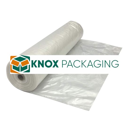 LDPE Plastic Sheeting Clear Roll 1680mm x 840mm 35um 250 Sheets