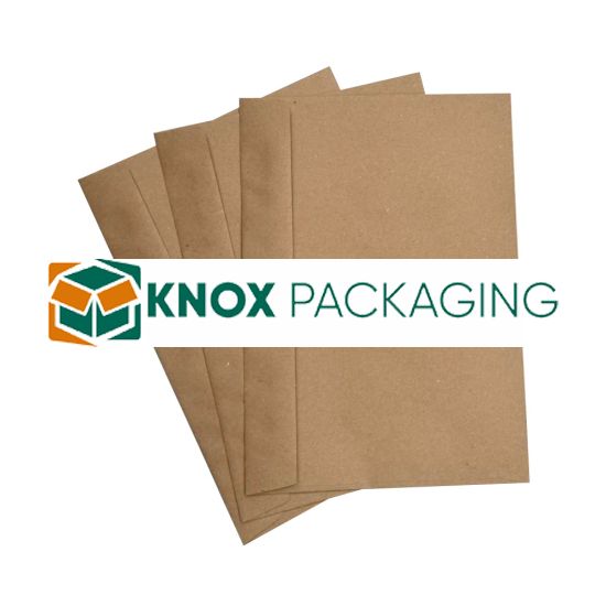 500pcs C5 Brown Kraft Lick & Stick ECO Recycled 162mm x 229mm