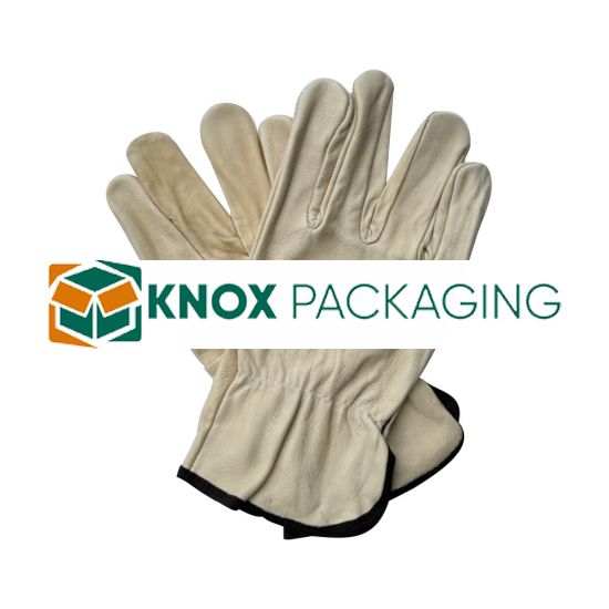 Beige Riggers Leather Work Gloves Size XXLarge
