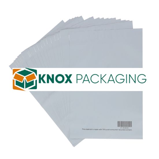 75% Post-Consumer Recycled Courier Bag Poly Mailer 255x330mm (500/carton)
