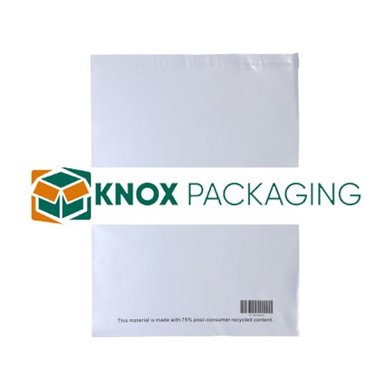 75% Post-Consumer Recycled Courier Bag Poly Mailer 400x500mm(500/carton)
