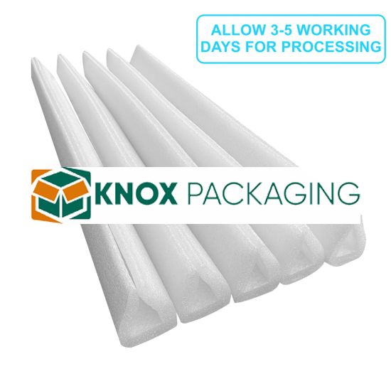 EPE Foam Edge Protectors W6mm H35mm T6mm L2m 50/Bag