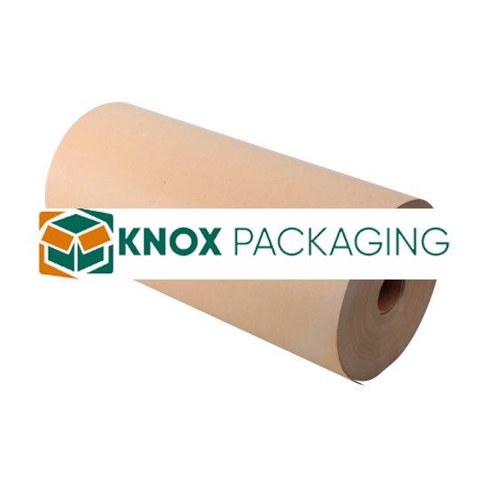 Post-consumer Recycled Brown Kraft Paper Roll 50GSM 450mm x 400m