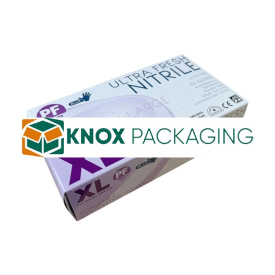 Blue Nitrile Powder Free Examination Nitrile Disposable Gloves-XLARGE 1000/ctn