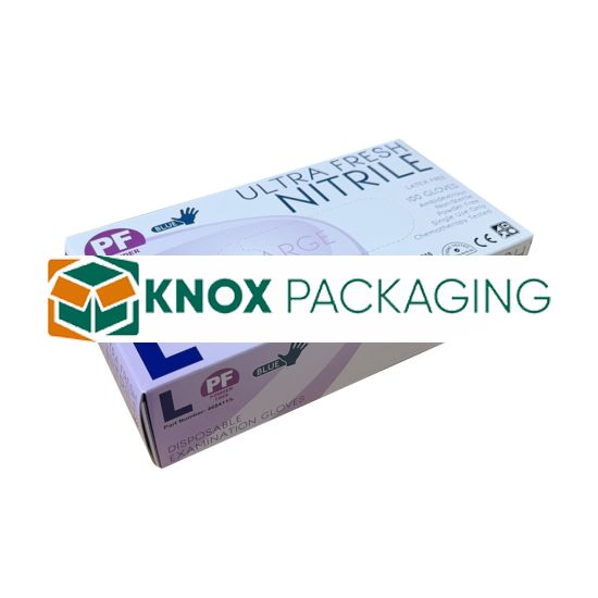 Blue Nitrile Powder Free Examination Nitrile Disposable Gloves-LARGE 1000/ctn