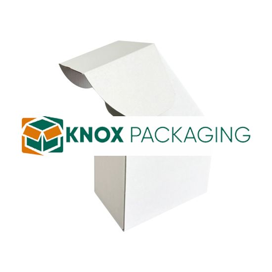 100pcs Full White 125 x 115 x 100mm Diecut Flat Mailing Box