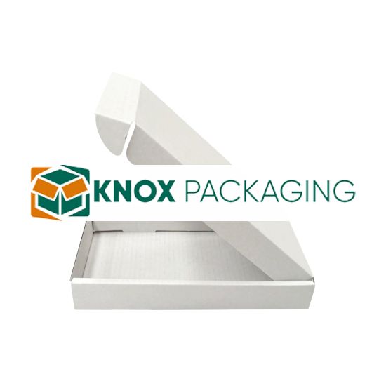 100pcs Full White 170 x 90 x 25mm Diecut Flat Mailing Box