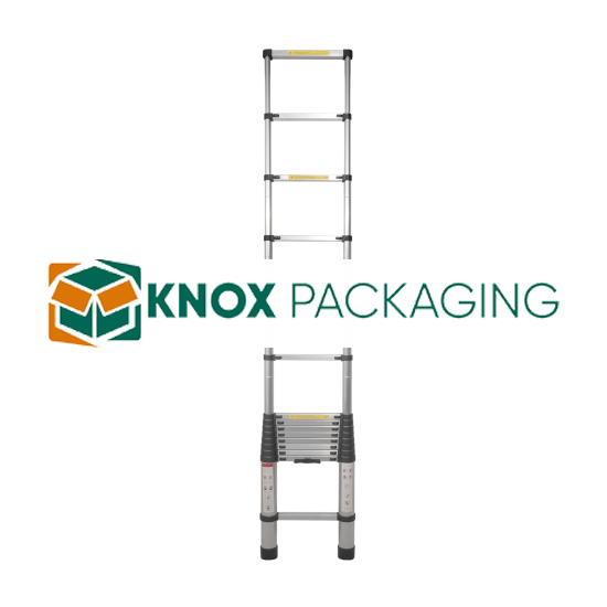 4.4m Telescopic ALUMINIUM Extension Ladder Capacity 150KG