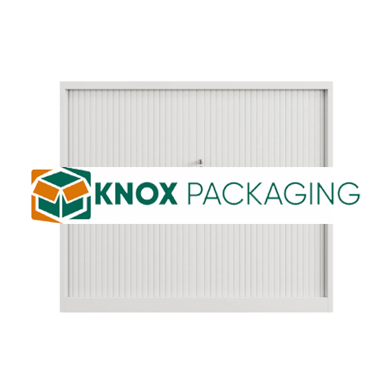 Steel Tambour Storage Box White Cupboard 1016x1200x473mm