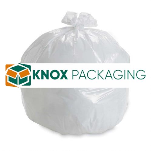 36 Litre White Kitchen Office Tidy Liner 1000pcs
