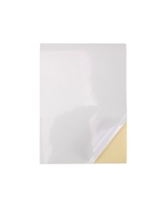 100pcs A4 White Glossy Self Adhesive Address Labels