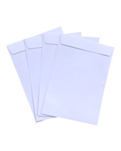 250pcs B5 White Pocket Plainface Envelopes 176mm x 250mm