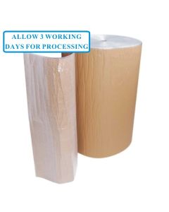 1500mm Kraft Backed Bubble Wrap 70gsm