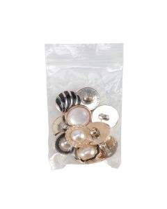 1000pcs 40mm x 60mm Resealable Ziplock Plastic Bags