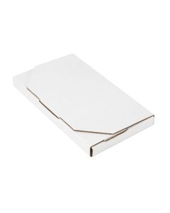 200pcs 180 x 100 x 16mm Diecut Flat Mailing Box White