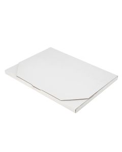 100pcs 350 x 250 x 16mm Diecut Flat Mailing Box White
