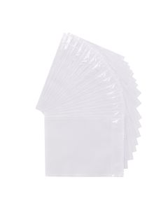 1000pcs 115mm x 150mm Invoice Enclosed Sticker Pouch Doculopes Plain White