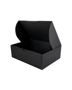 100pcs 310 x 225 x 102mm A4 Diecut FULL Black Mailing Box