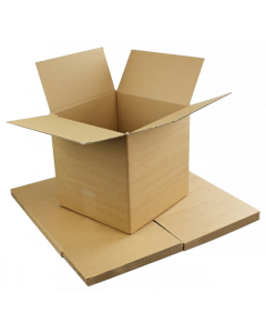 25pcs Regular Slotted 250 x 250 x 250mm Mailing Box Brown