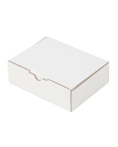 100pcs 130 x 100 x 40mm Diecut Mailing Box White