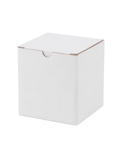 100pcs 105 x 105 x 115mm Candle Mailing Box White