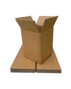 20pcs Heavy Duty 135 x 135 x 180mm Brown Double Wall Mailing Box