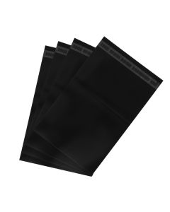 500pcs BLACK 255mm x 330mm Poly Mailing Bag Courier Satchel