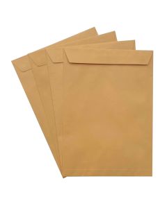 250pcs C4 GOLD Peel & Seal Envelopes 229mm x 324mm 100GSM