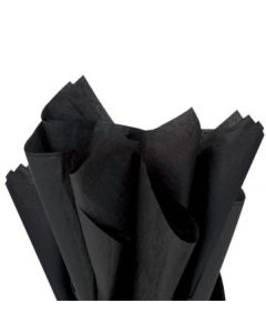 500 Sheets Acid Free Tissue Paper 500x750mm 17gsm Black