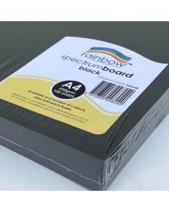 A4 Spectrum Board 220GSM 100 Sheets Black