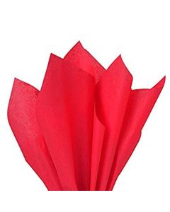 480 Sheets Acid Free Tissue Paper 500x750mm 17gsm Red