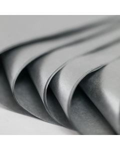 100 Sheets Metallic Silver Acid Free Tissue Paper 500x750mm 18gsm
