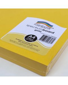 A4 Spectrum Board 220GSM 100 Sheets Gold
