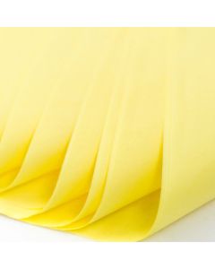 500 Sheets Acid Free Tissue Paper 500x750mm 17gsm Light Yellow