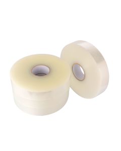6 Rolls Clear Acrylic Machine Tape 48mm x 1000m 50 Micron