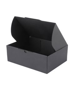 100pcs Full Black Diecut 250 x 190 x 90mm Mailing Box