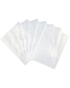 1000pcs 100mm x 150mm Open Top Clear Poly Bags 50um